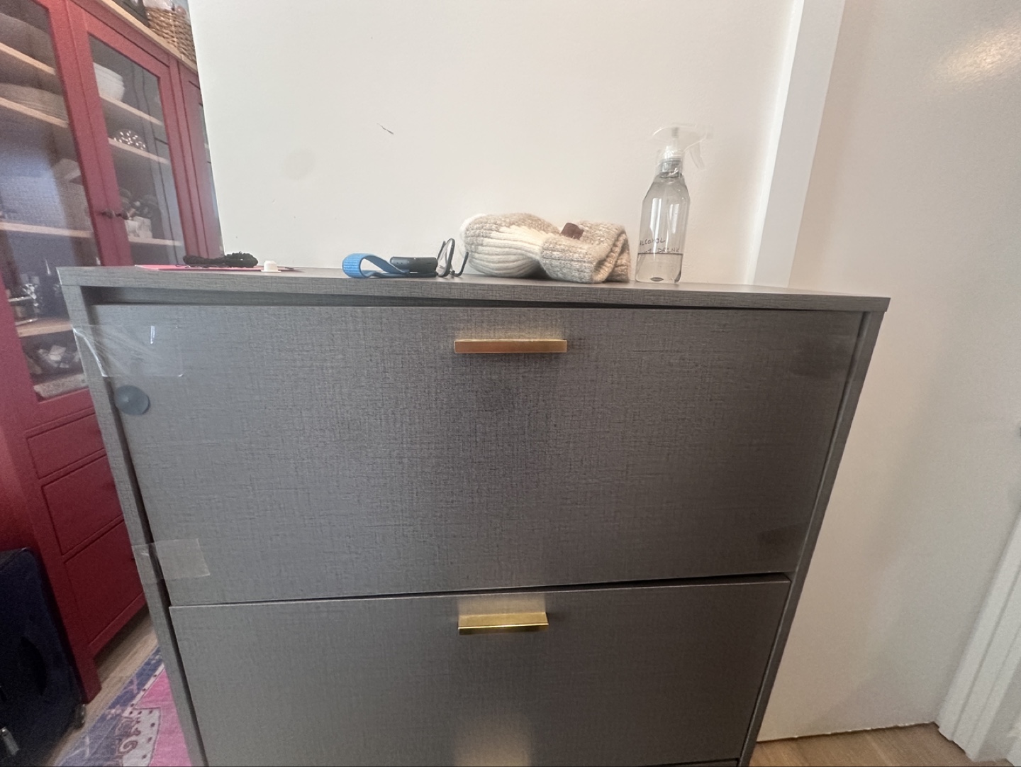 Grey 3-Tier Shoe Cabinet - photo 5