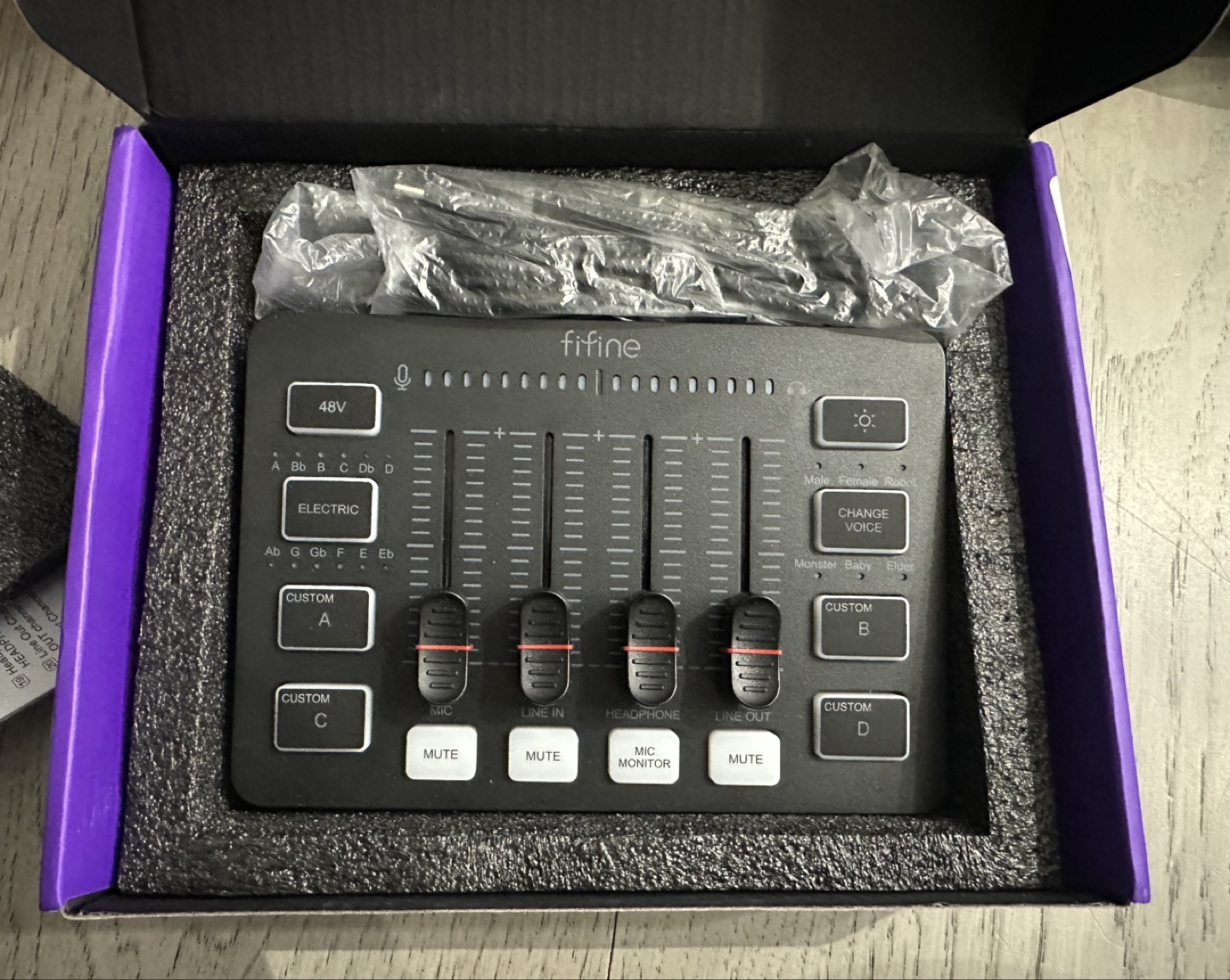 Fifine Ampligame Audio Mixer - photo 3
