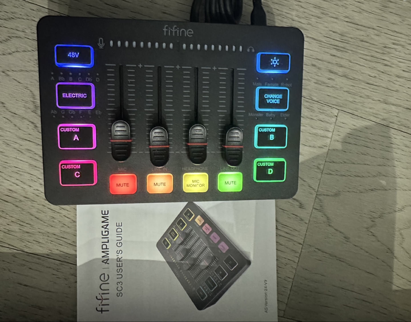 Fifine Ampligame Audio Mixer - photo 5