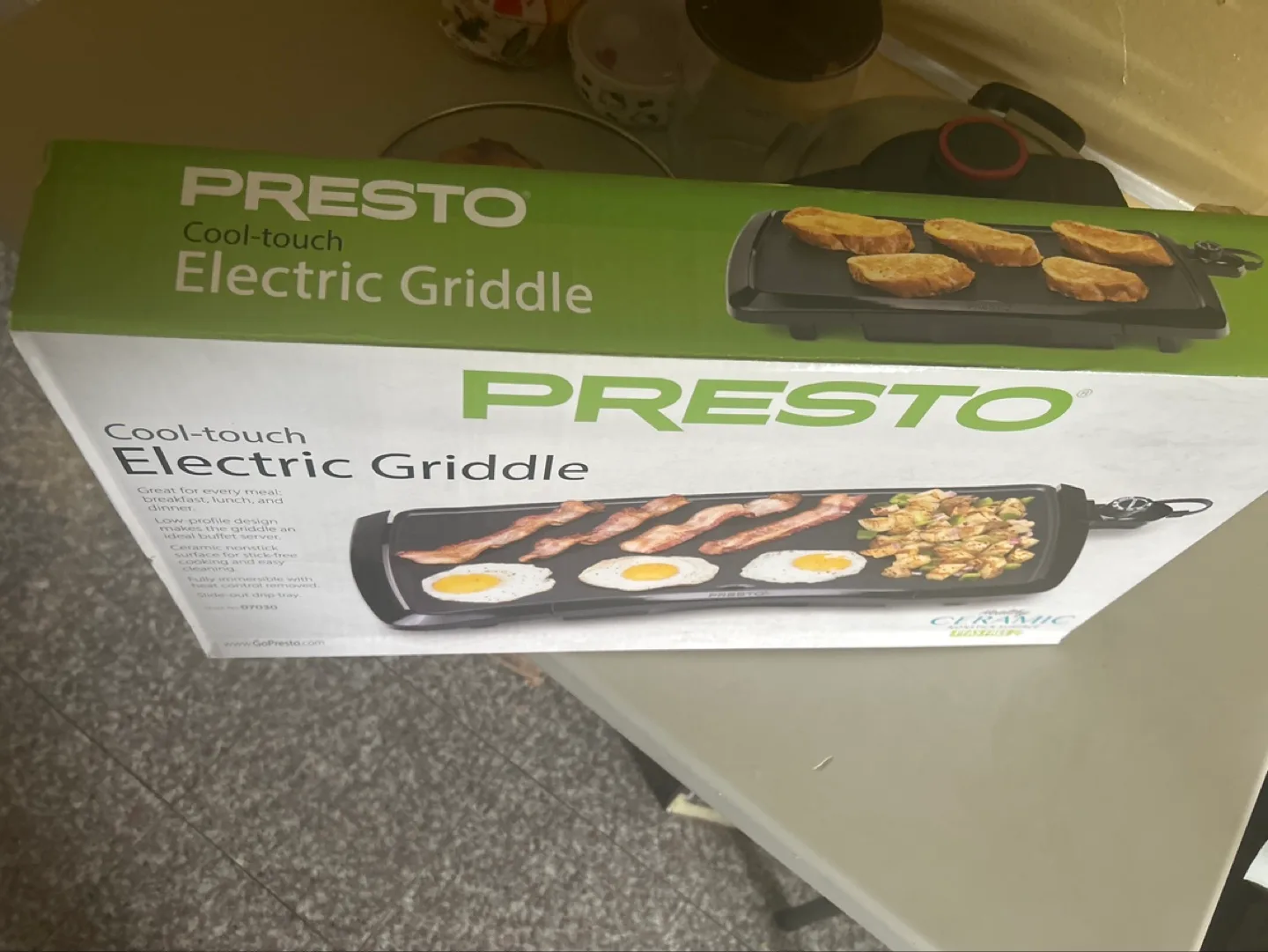Presto Cool-Touch Electric Griddle - New in Box image indicator(2)