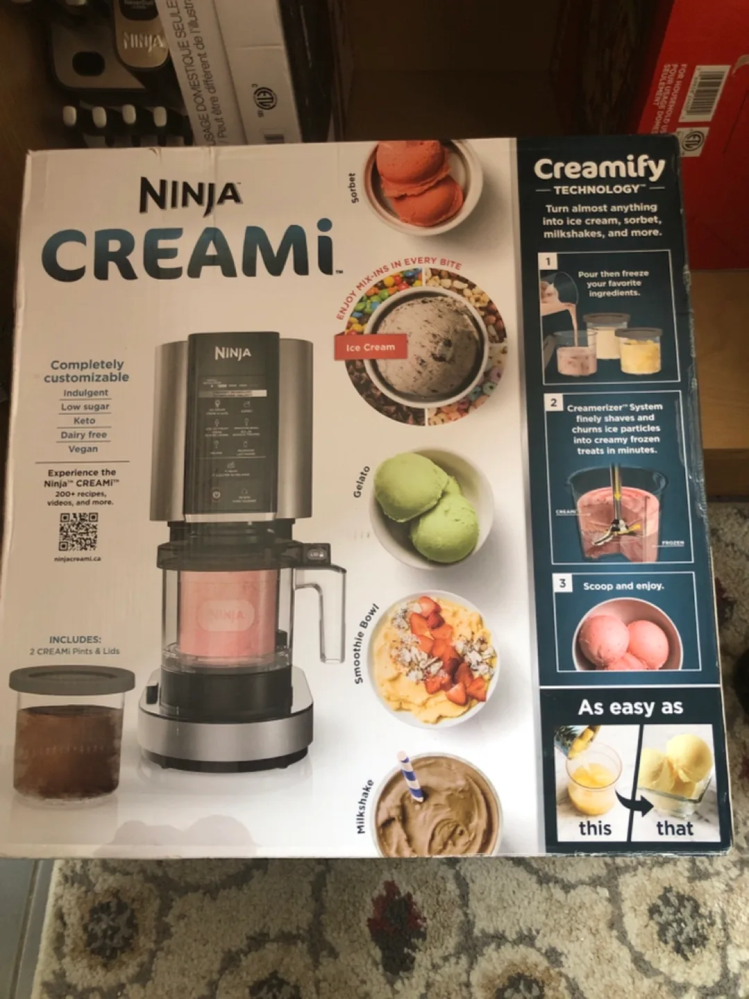 Ninja ice cream spinner Sealed Box thumbnail