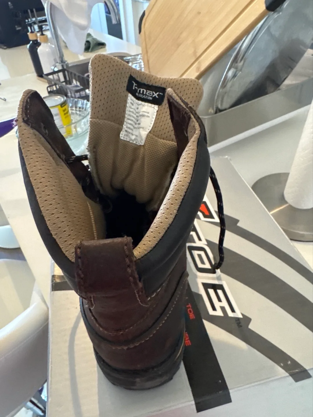 Dakota X-Toe Work Boots - Brown Leather-Size10 image indicator(2)