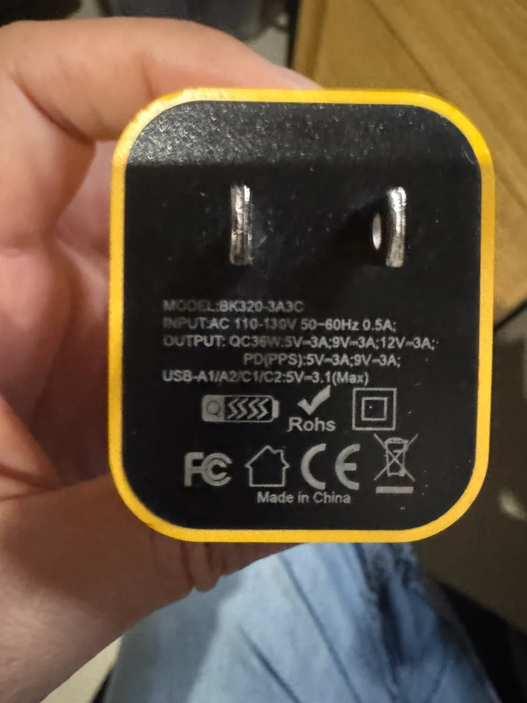 50W 6-Port USB Fast Charger - BK320-3A3C-US image indicator(9)