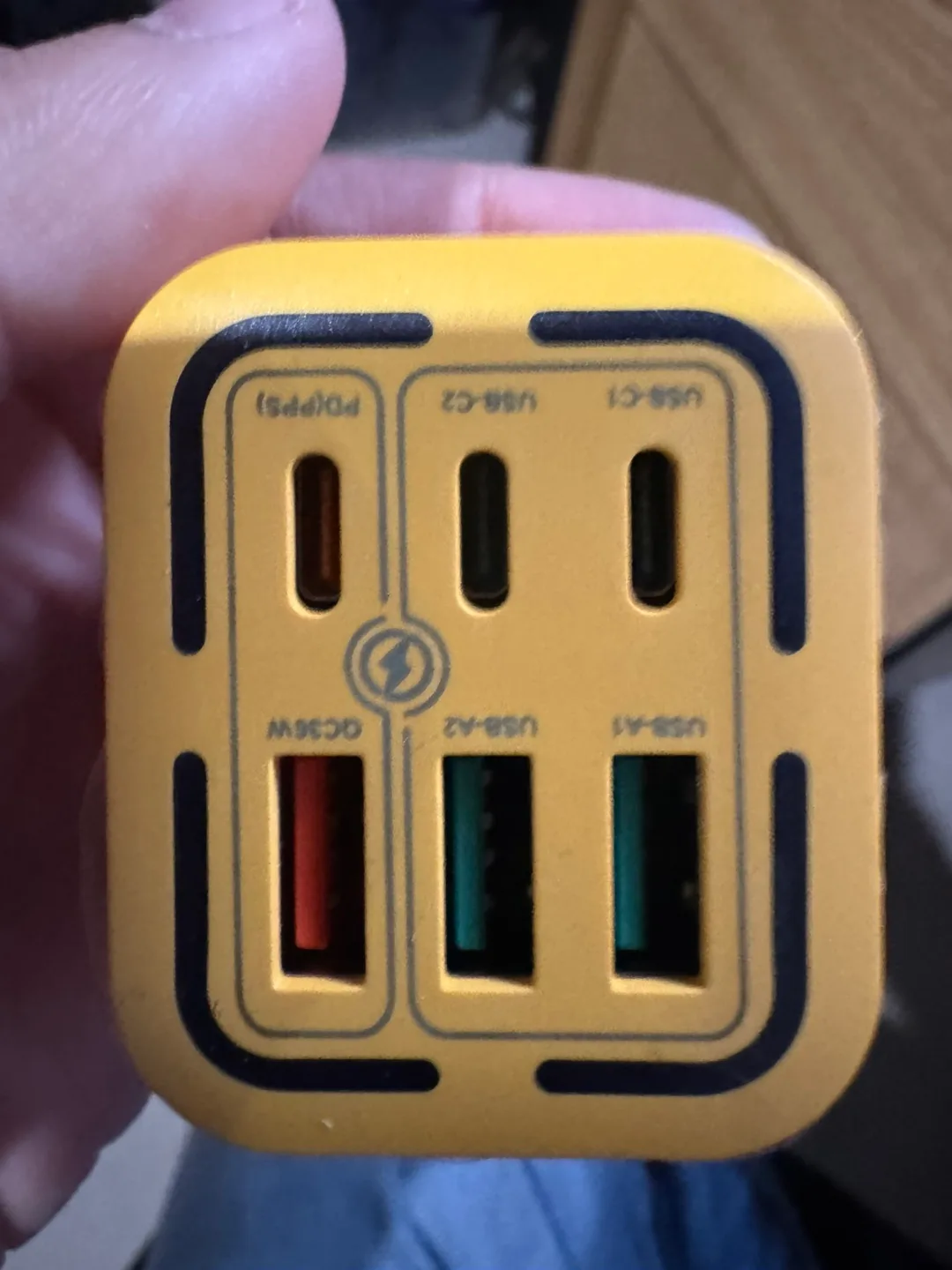 50W 6-Port USB Fast Charger - BK320-3A3C-US image indicator(8)