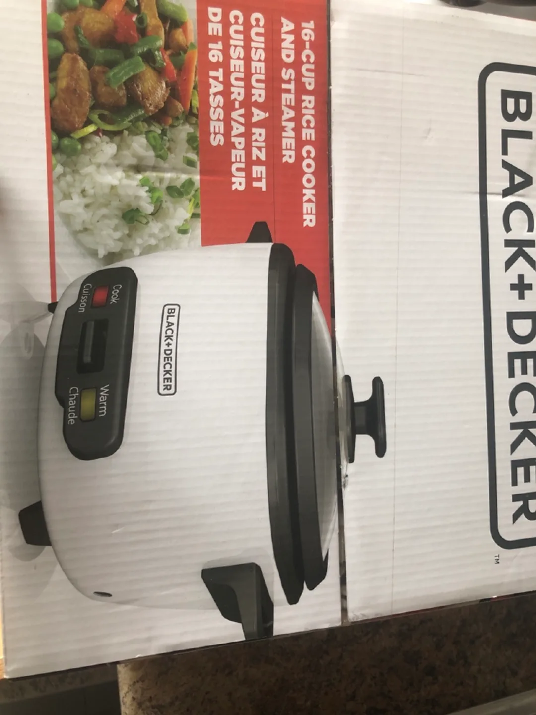 Black+Decker 16-Cup Rice Cooker and Steamer thumbnail