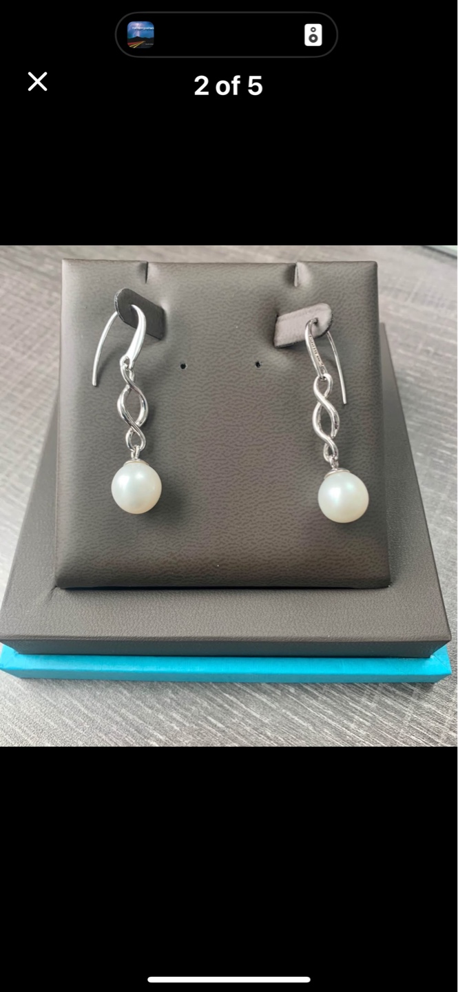 Birks Pearl and Silver Bracelet and Earrings Set - photo 3