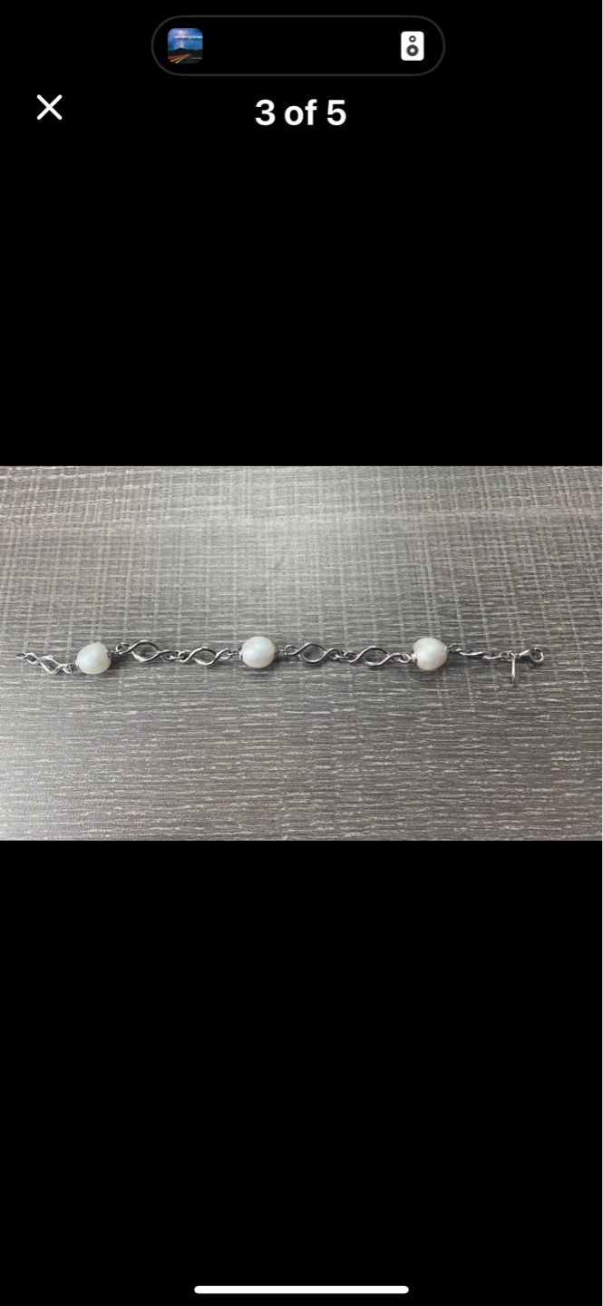 Birks Pearl and Silver Bracelet and Earrings Set - photo 4