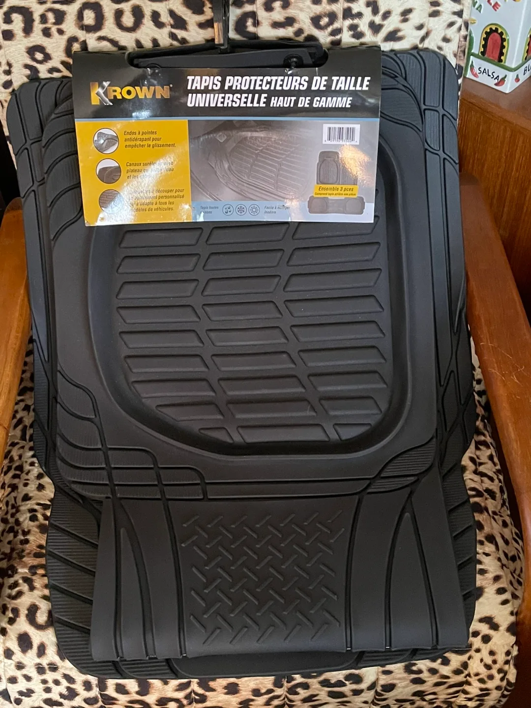 NEW Krown Premium Universal-Fit Floor Mats - 3-Piece Set image indicator(4)