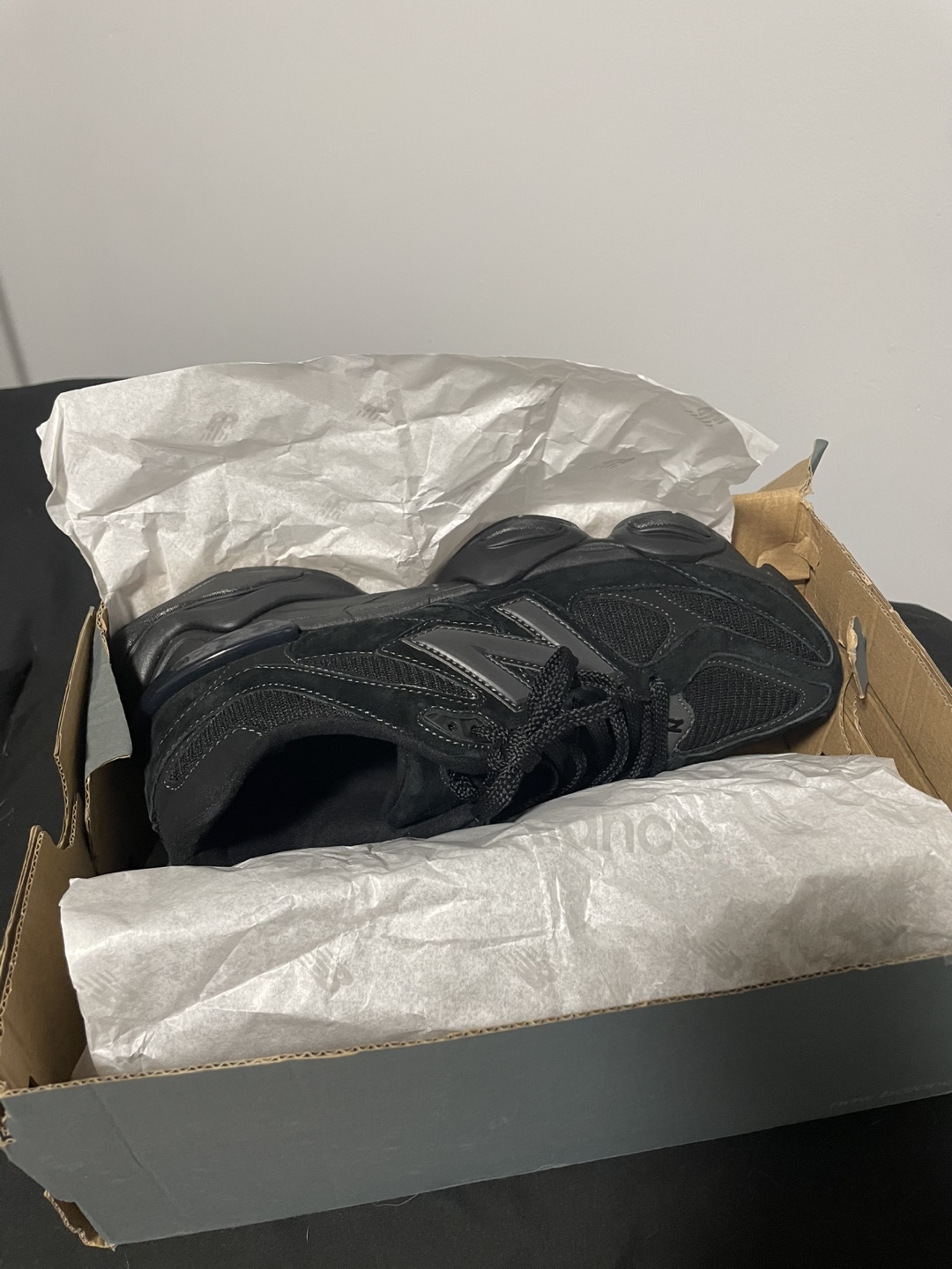 New Balance 9060 Triple Black - Size 10 - photo 3