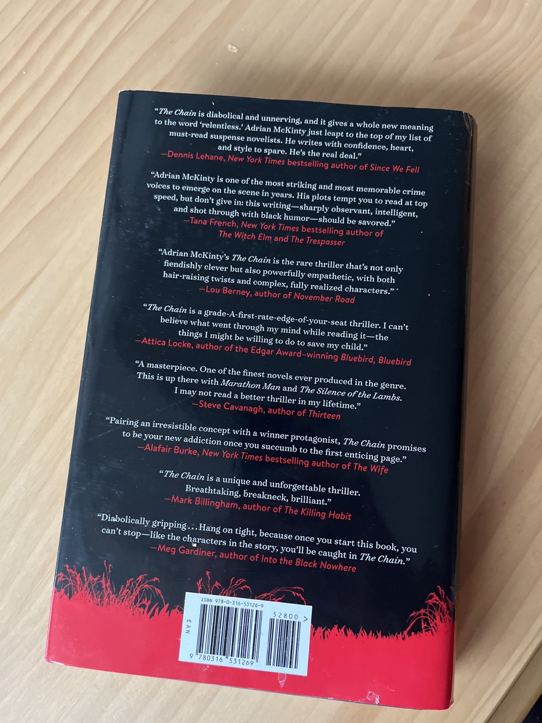 The Chain by Adrian McKinty - Hardcover Book - photo 2