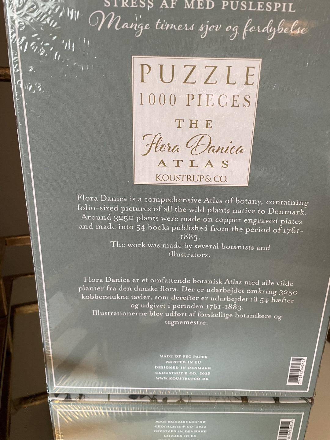 1000-Piece Flora Danica Botanical Puzzle NEW - photo 3