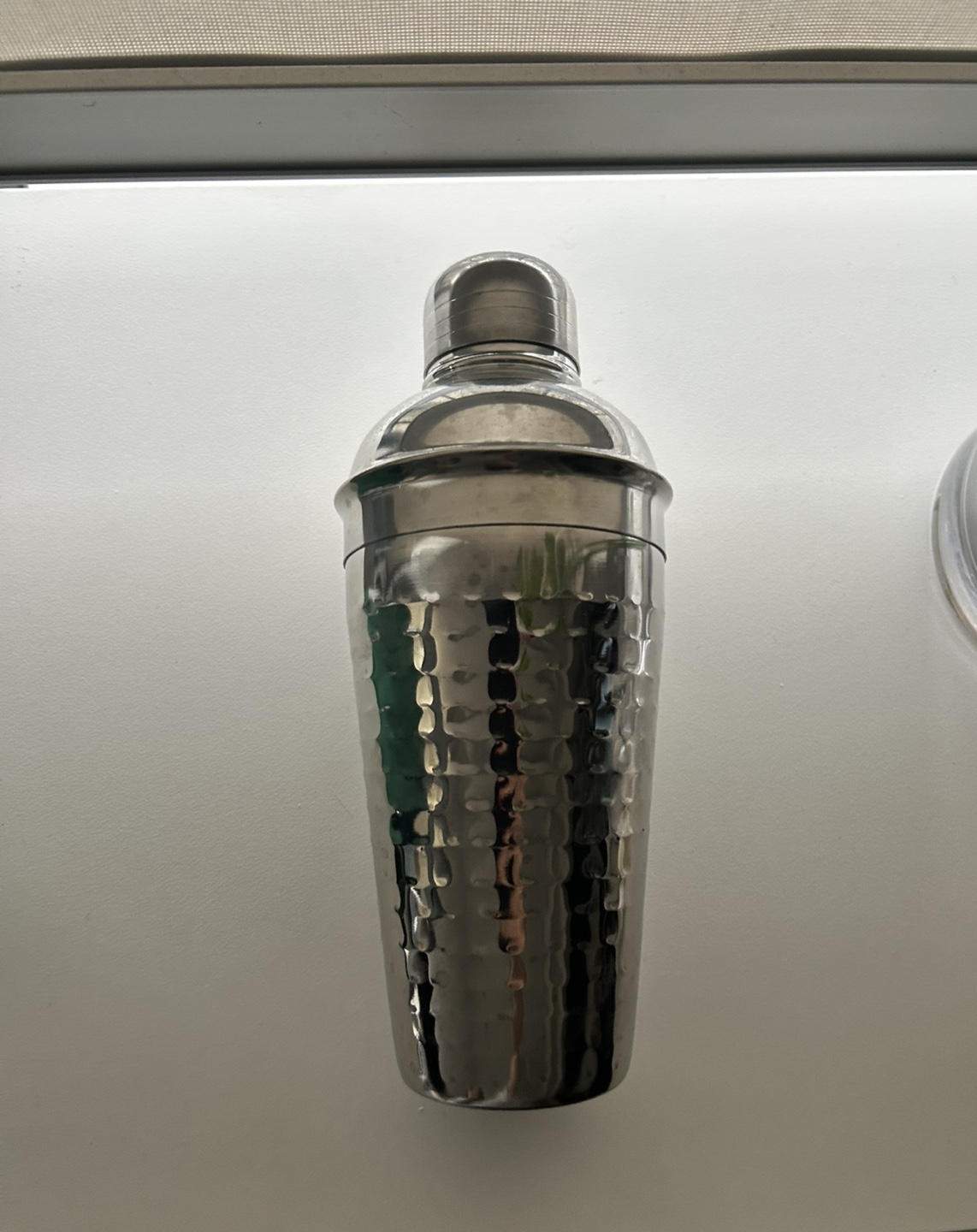 Hammered Stainless Steel Cocktail Shaker