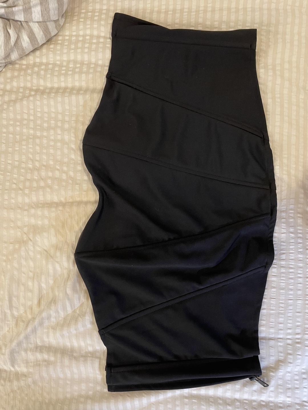 Black Corset Top and Skirt Set - photo 3