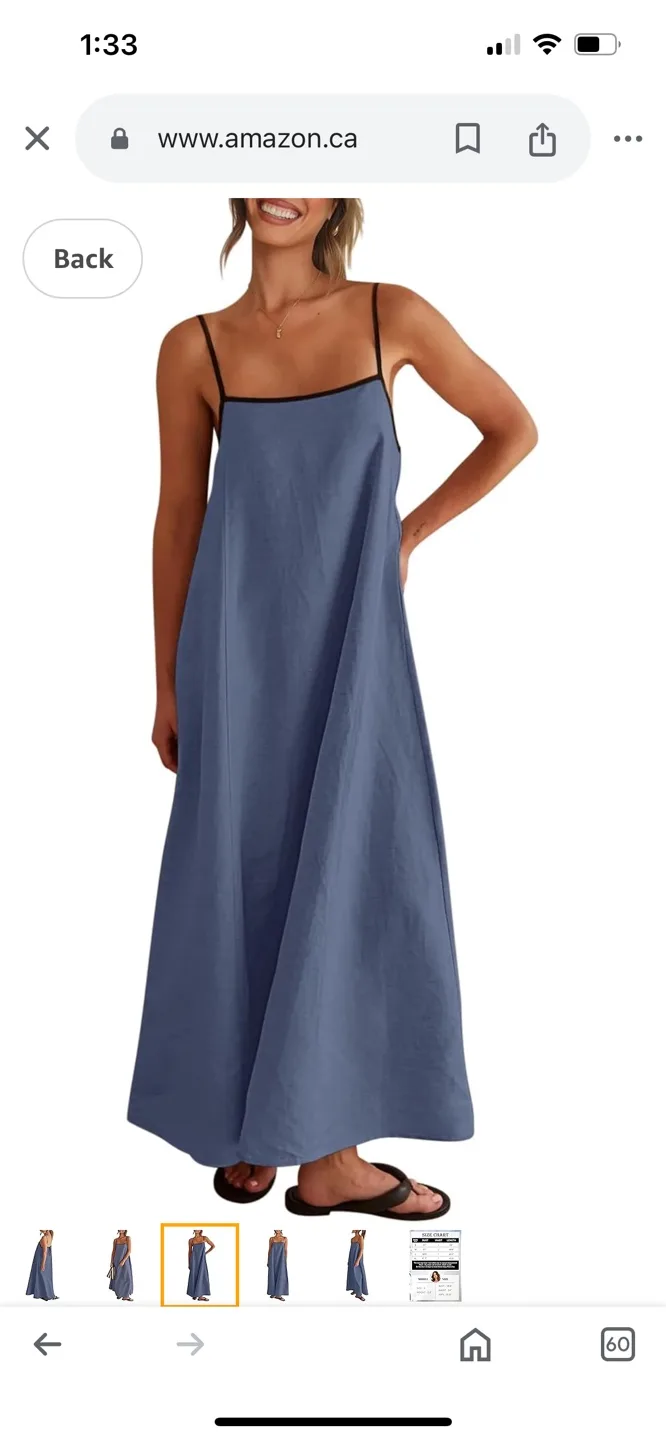 Senllen Women's Maxi Sundress - Size Small image indicator(5)