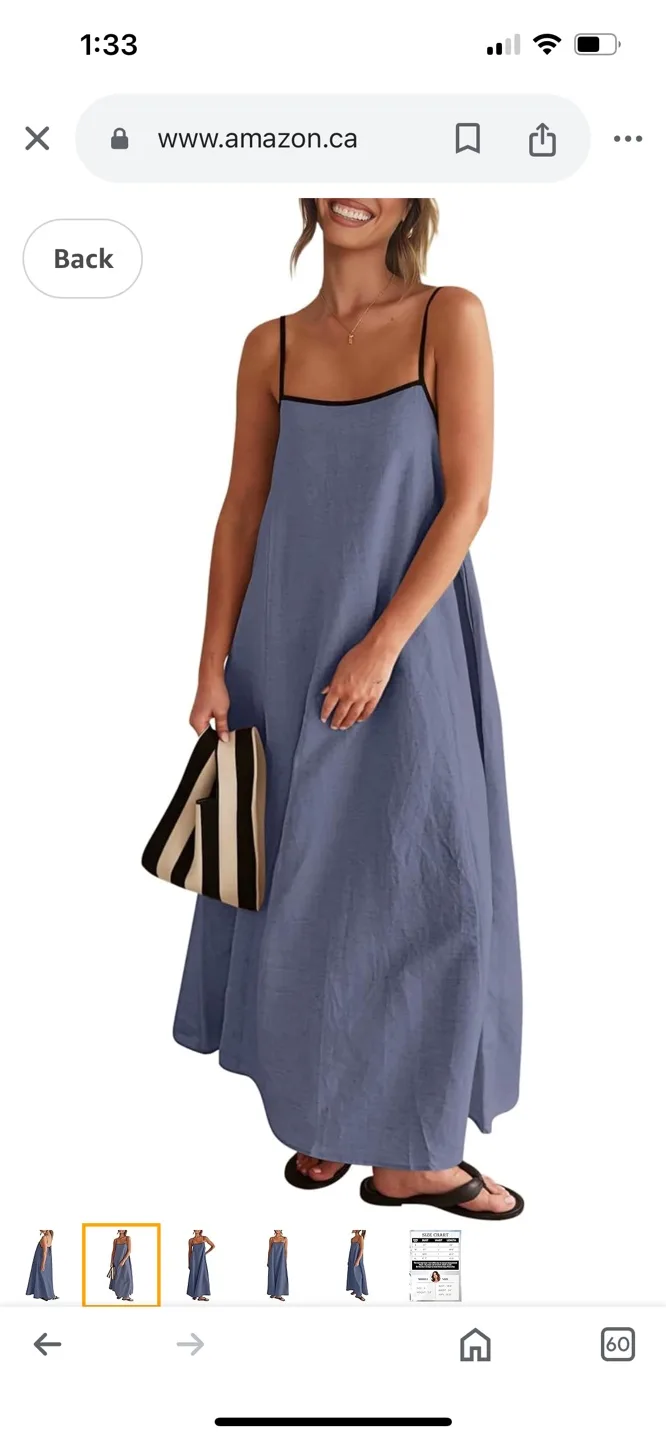 Senllen Women's Maxi Sundress - Size Small image indicator(6)