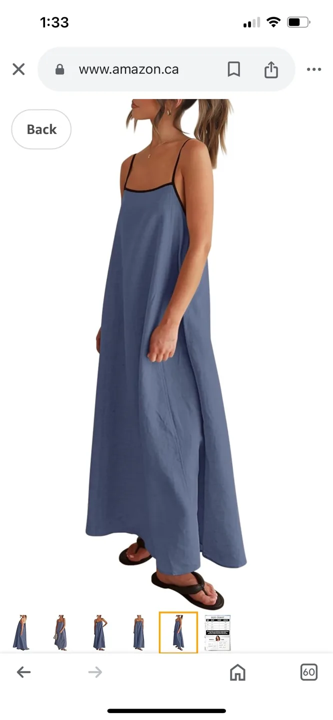 Senllen Women's Maxi Sundress - Size Small image indicator(3)
