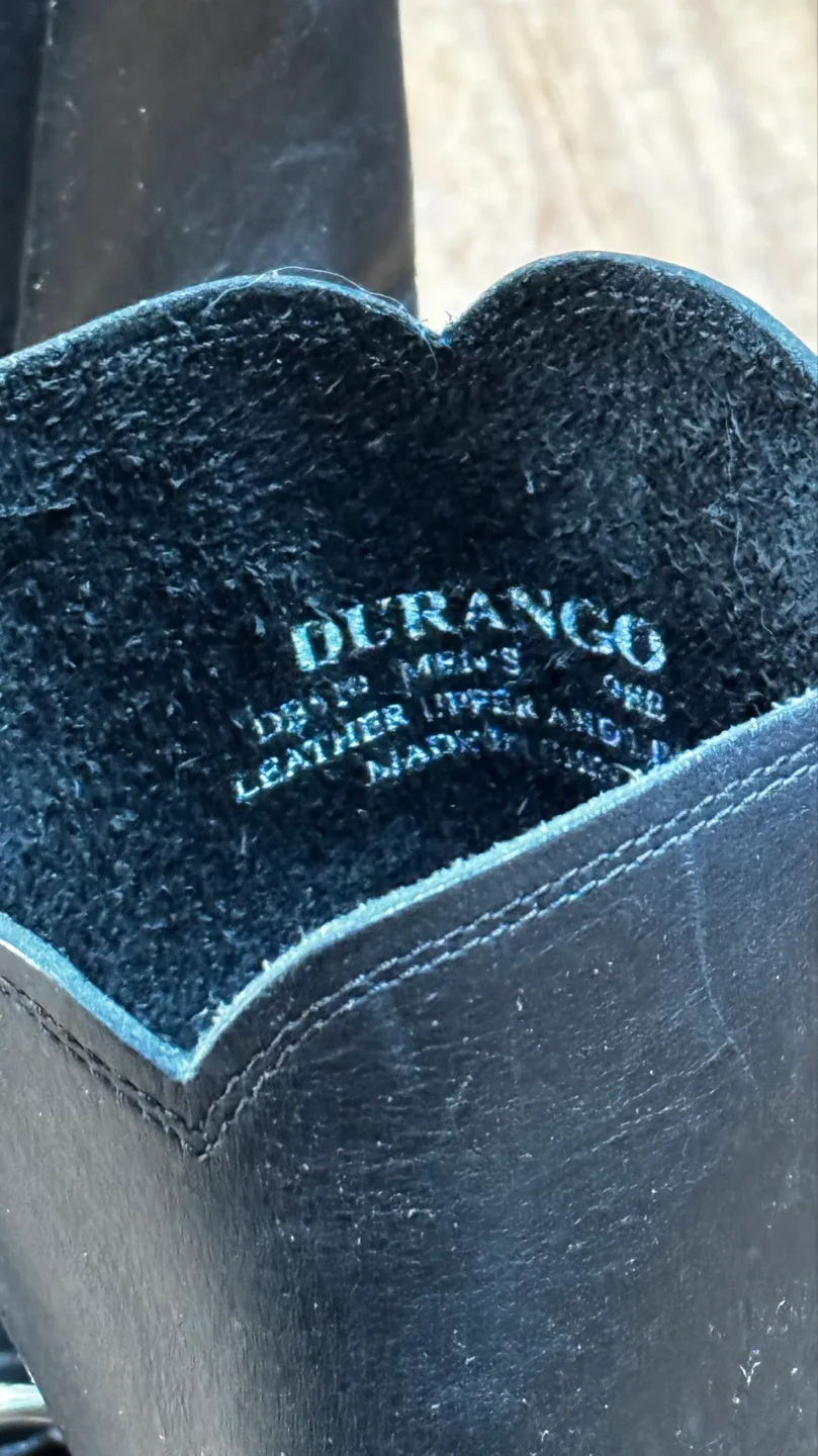 Black Leather Motorcycle Boots image indicator(4)