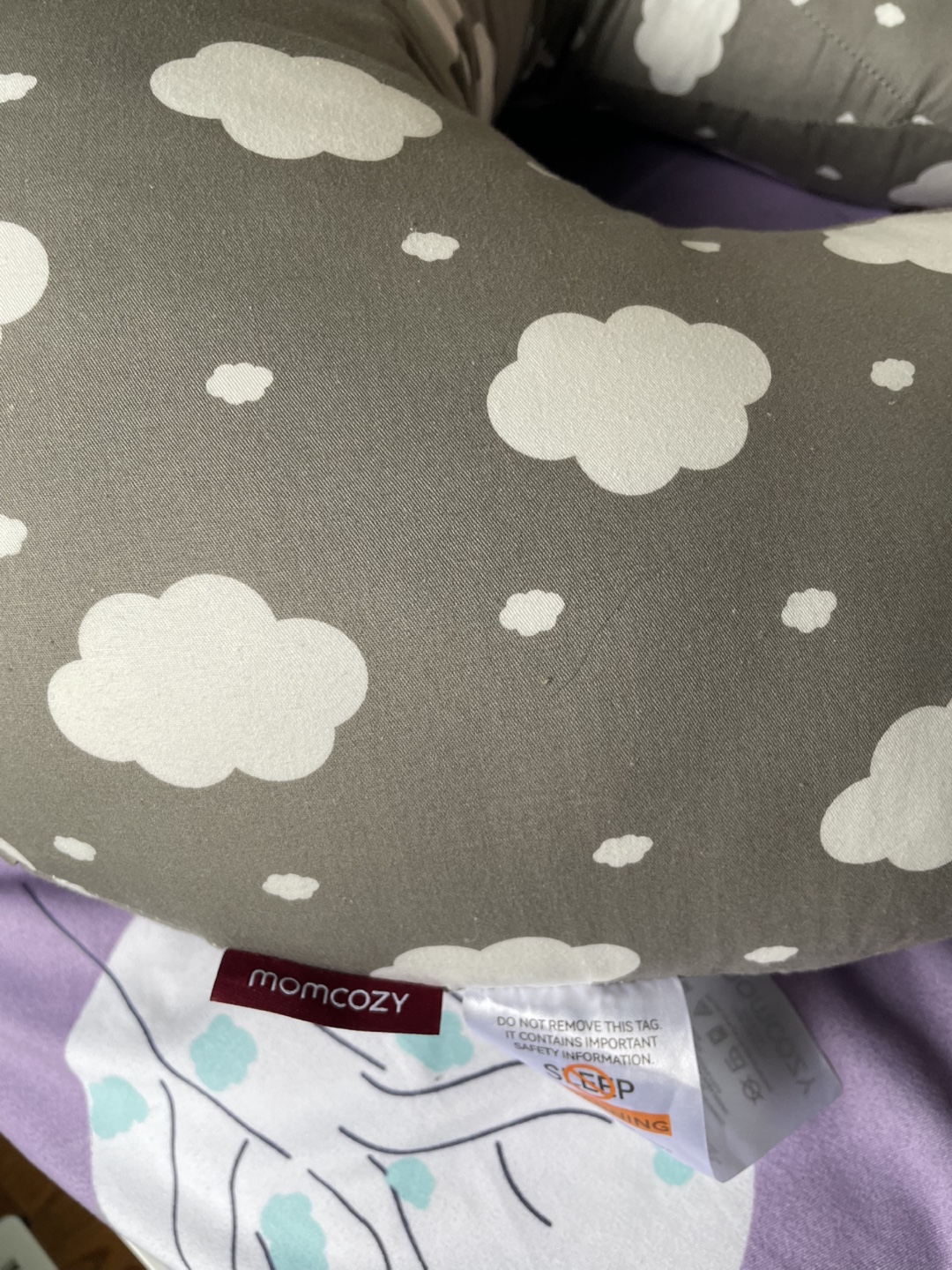 Momcozy Nursing Pillow and Diaper Bag Bundle