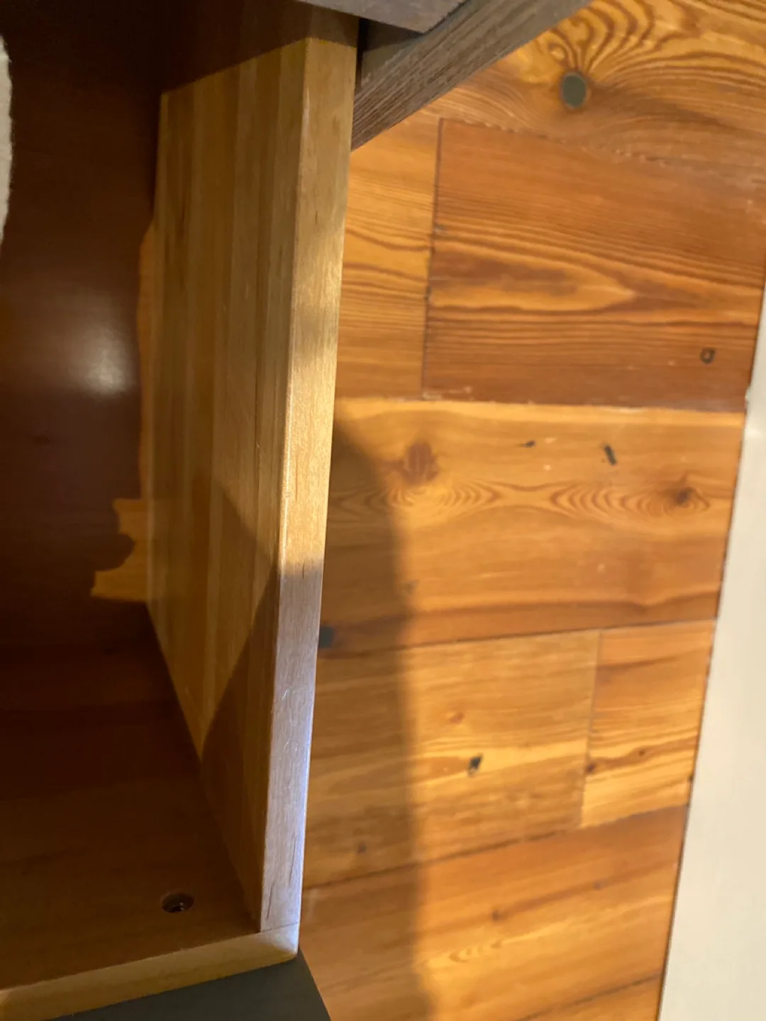 Double size platform bed frame with nightstand image indicator(3)