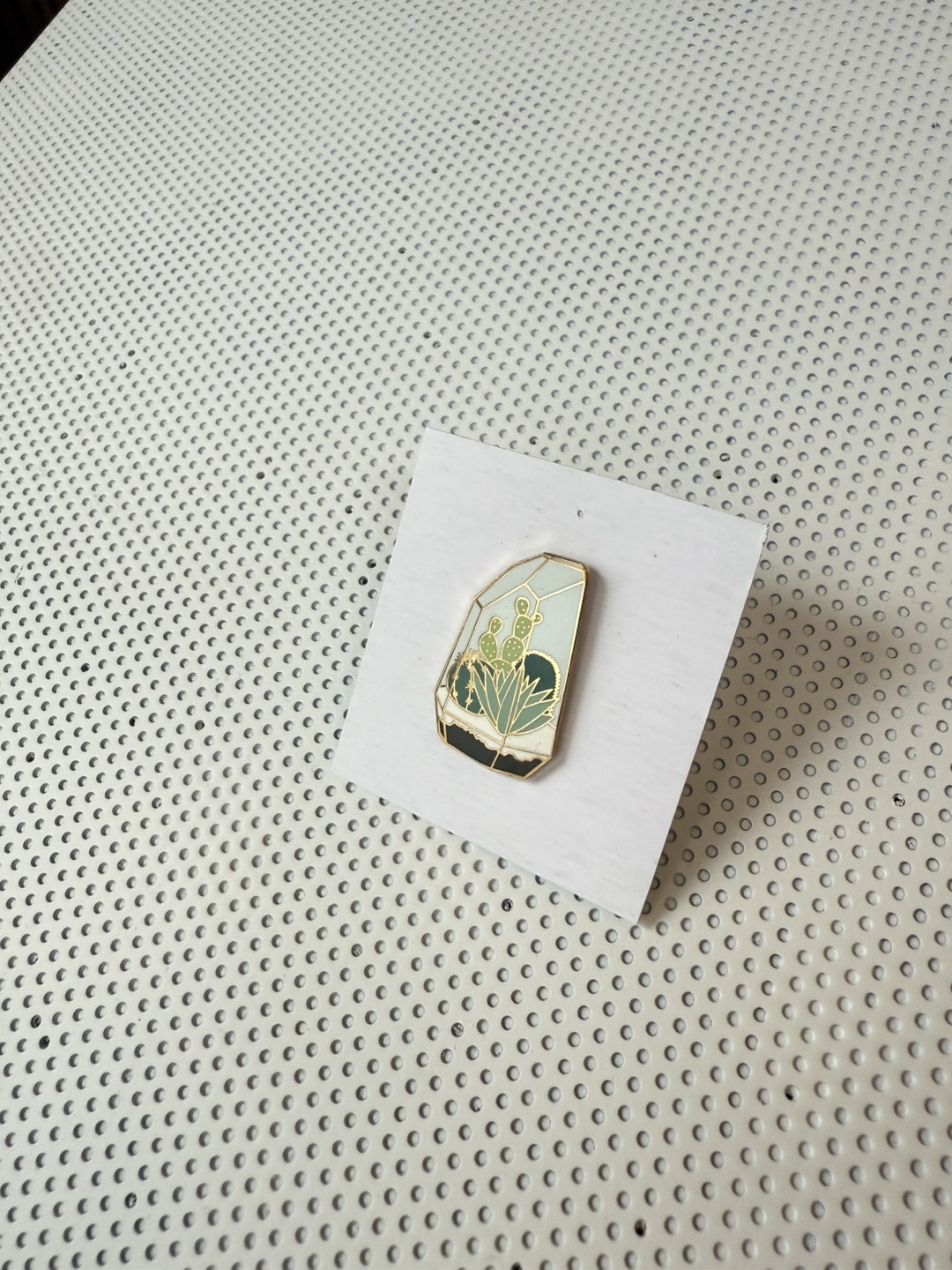 Cactus Terrarium Enamel Pin 🌵 - photo 3