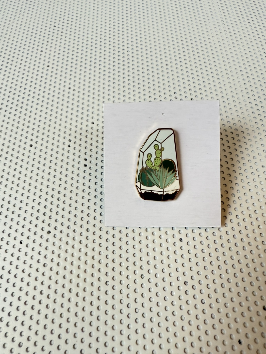 Cactus Terrarium Enamel Pin 🌵 - photo 2