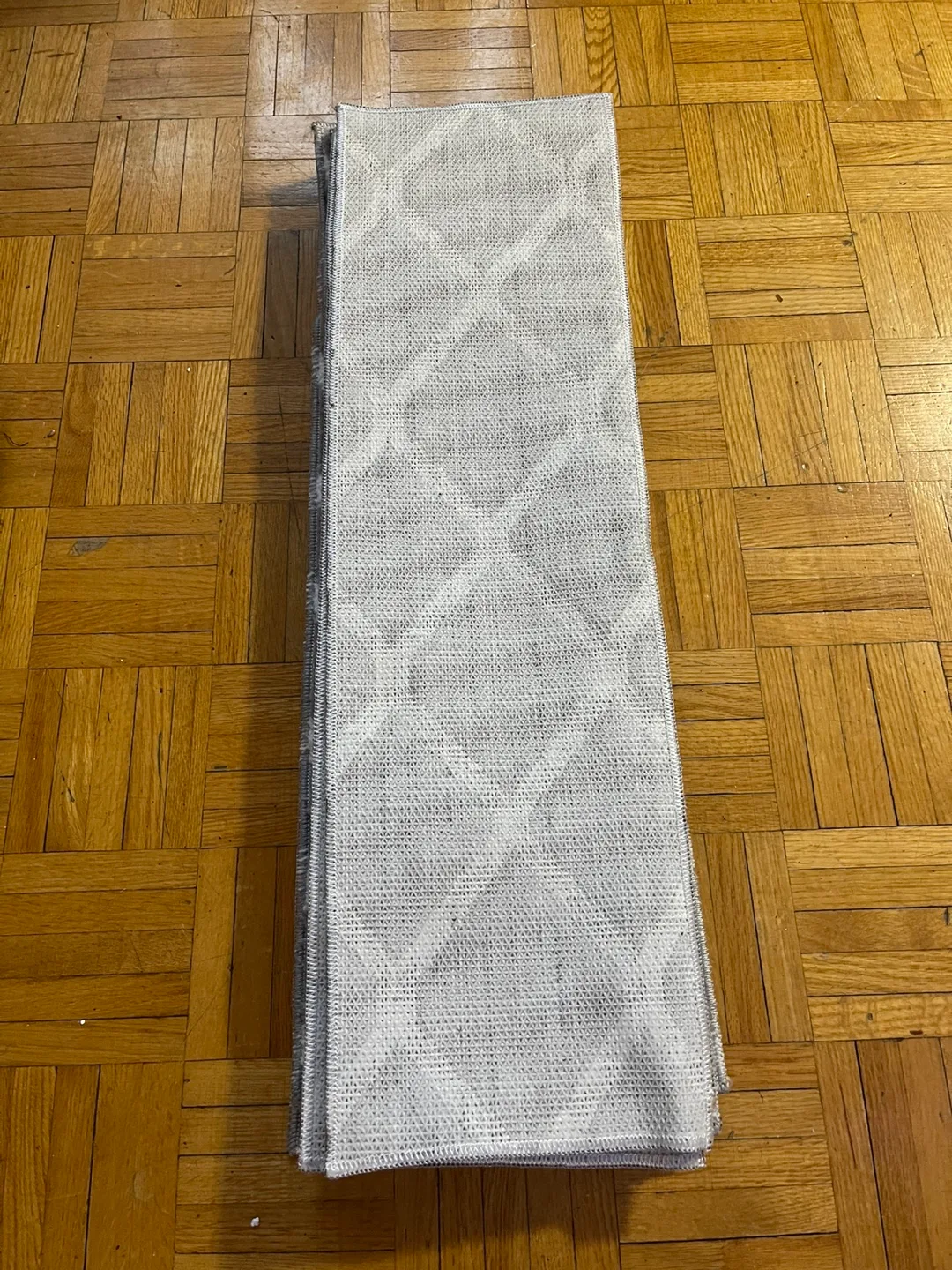 Three Grey and White Diamond Pattern Stair Runners image indicator(5)