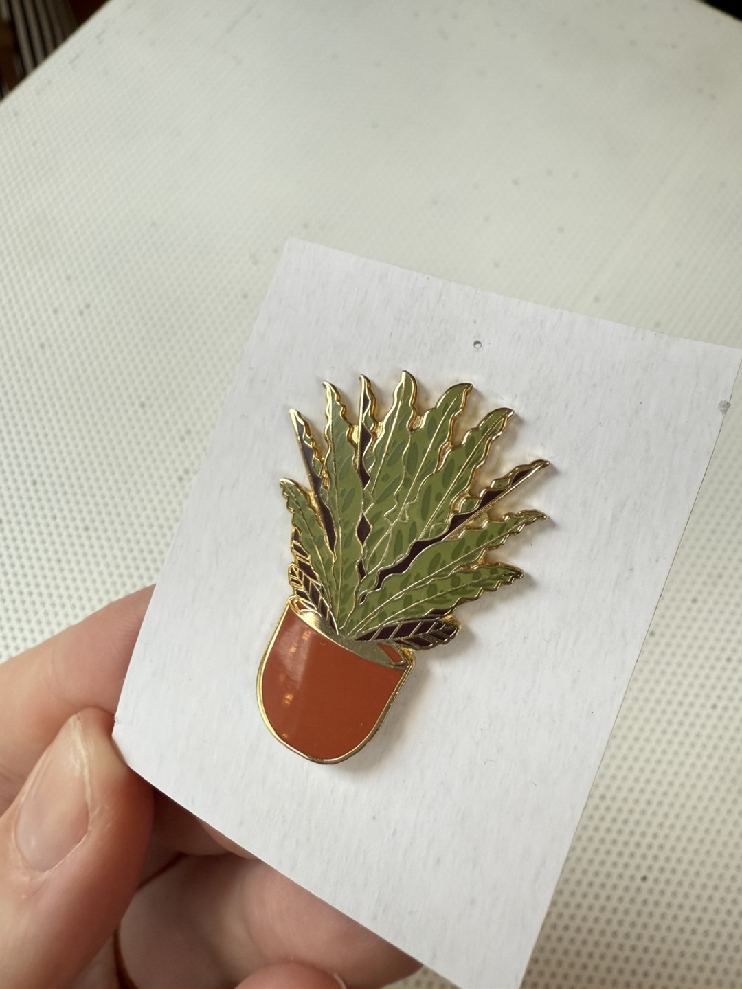Potted Plant Enamel Pin 🪴 - photo 2