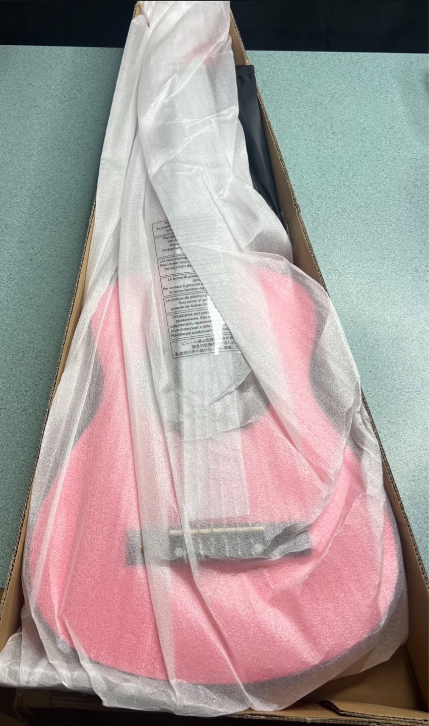 Pink Music Alley MA-51 Acoustic Guitar with Gig Bag - photo 2