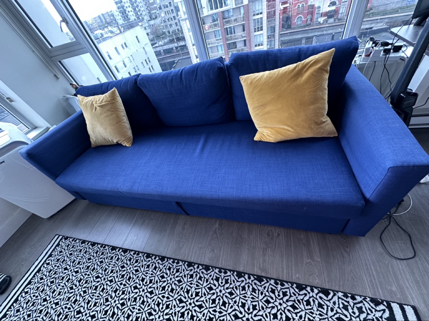 IKEA Friheten Sofa Bed - Blue