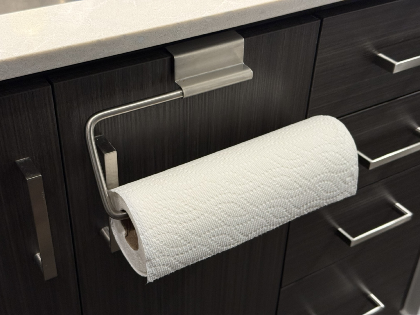 Hanging Cabinet Paper Towel Holder - photo 2
