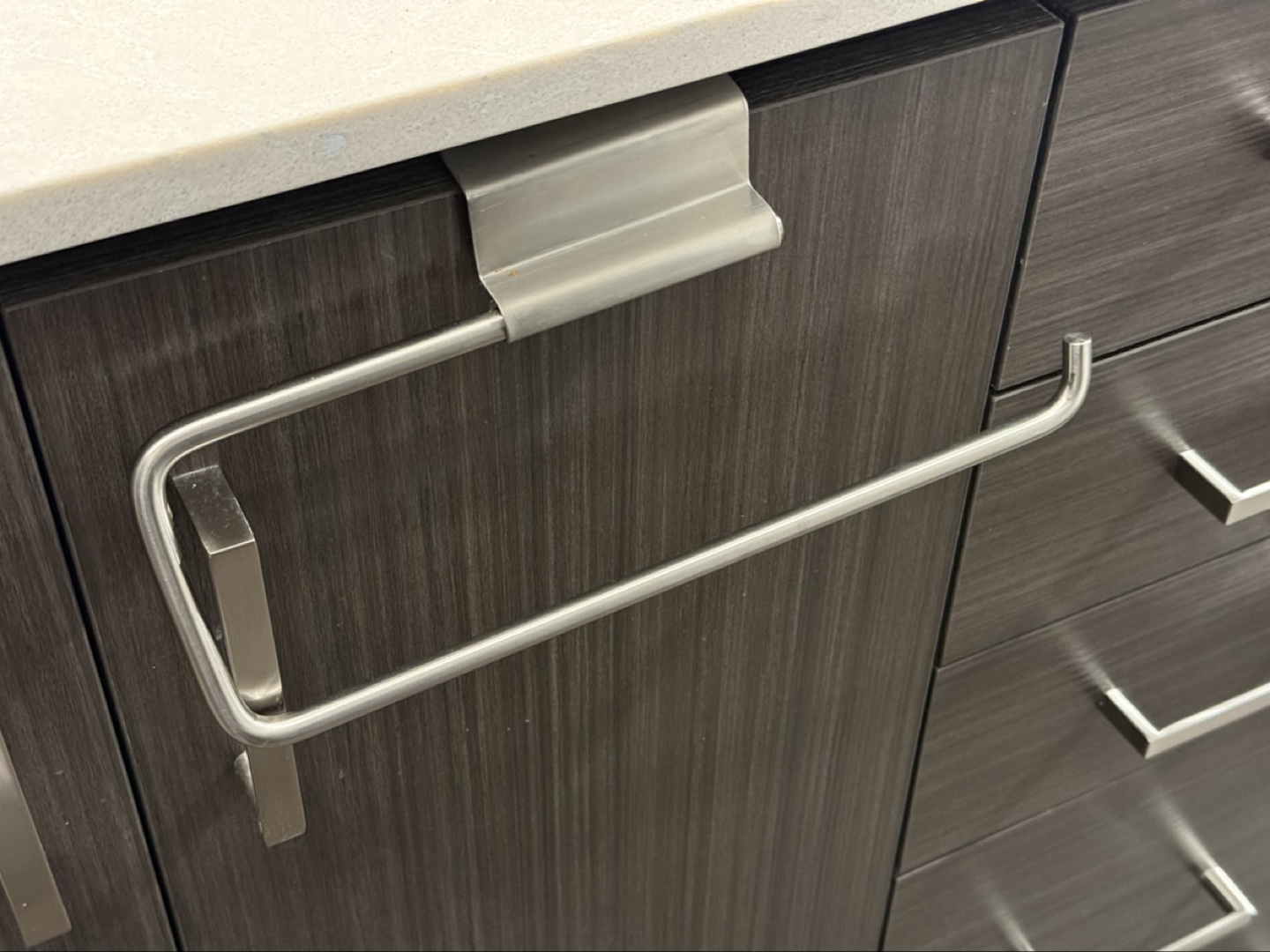 Hanging Cabinet Paper Towel Holder