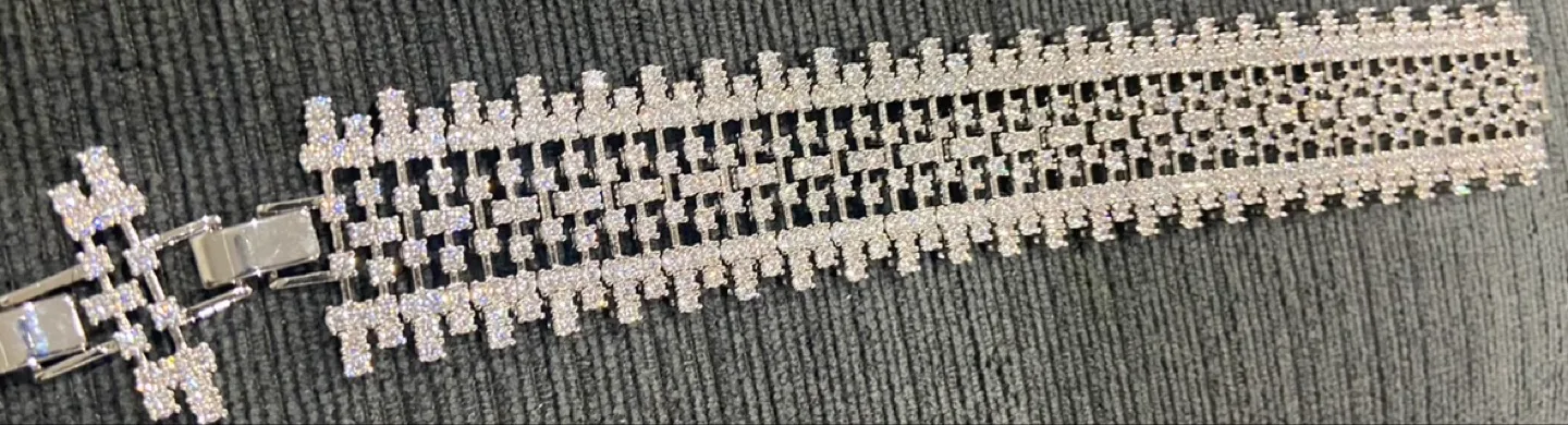Stunning Silver Cubic Zirconia Bracelet image indicator(2)