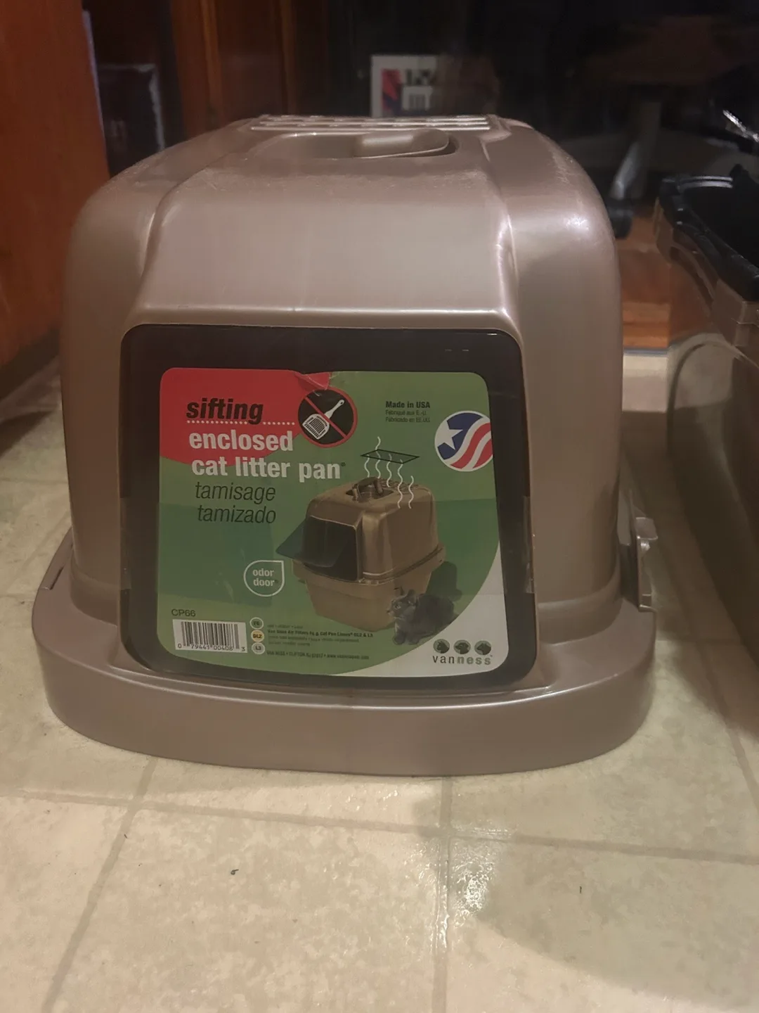 Vanness Sifting Enclosed Cat Litter Pan image indicator(3)