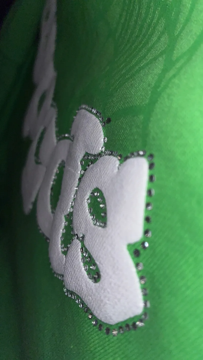 Sp5der Lime Green Hoodie Size Large image indicator(2)