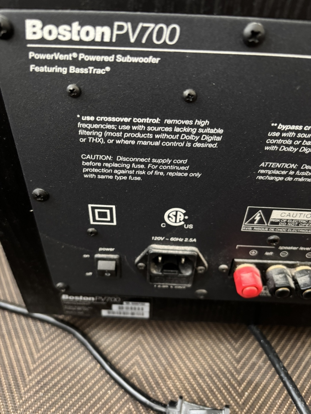 Boston Subwoofer - photo 3