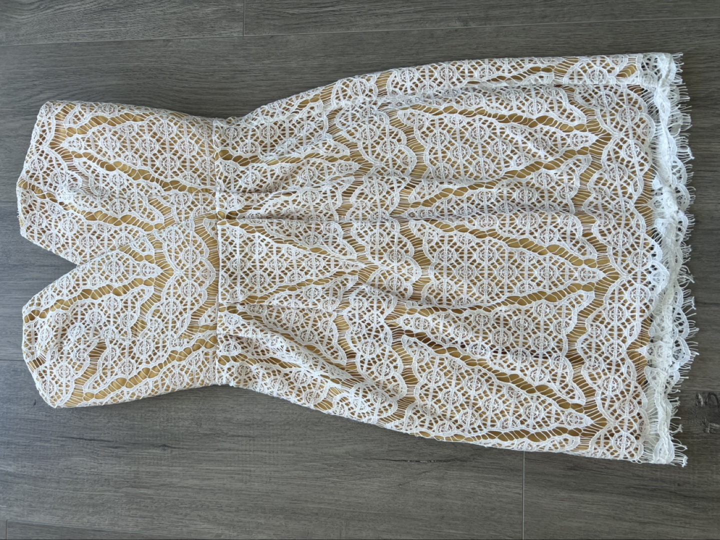 Adelyn Rae Lace Strapless Mini Dress XS - photo 2