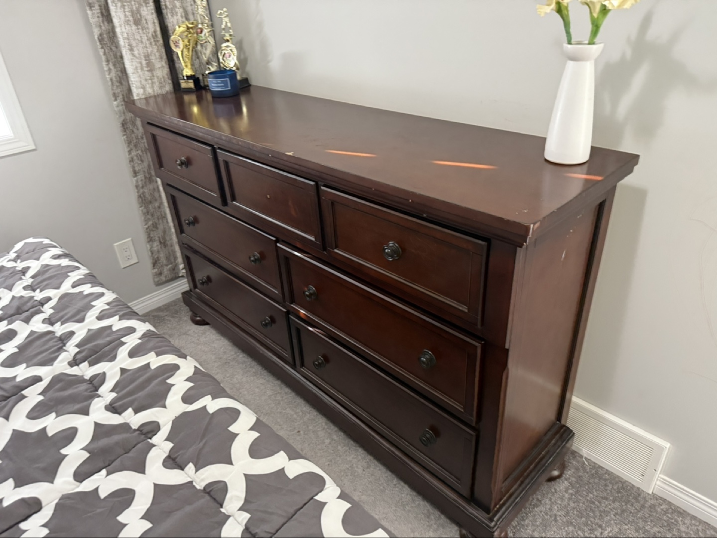 Dark Brown Queen Bedroom Set - photo 4