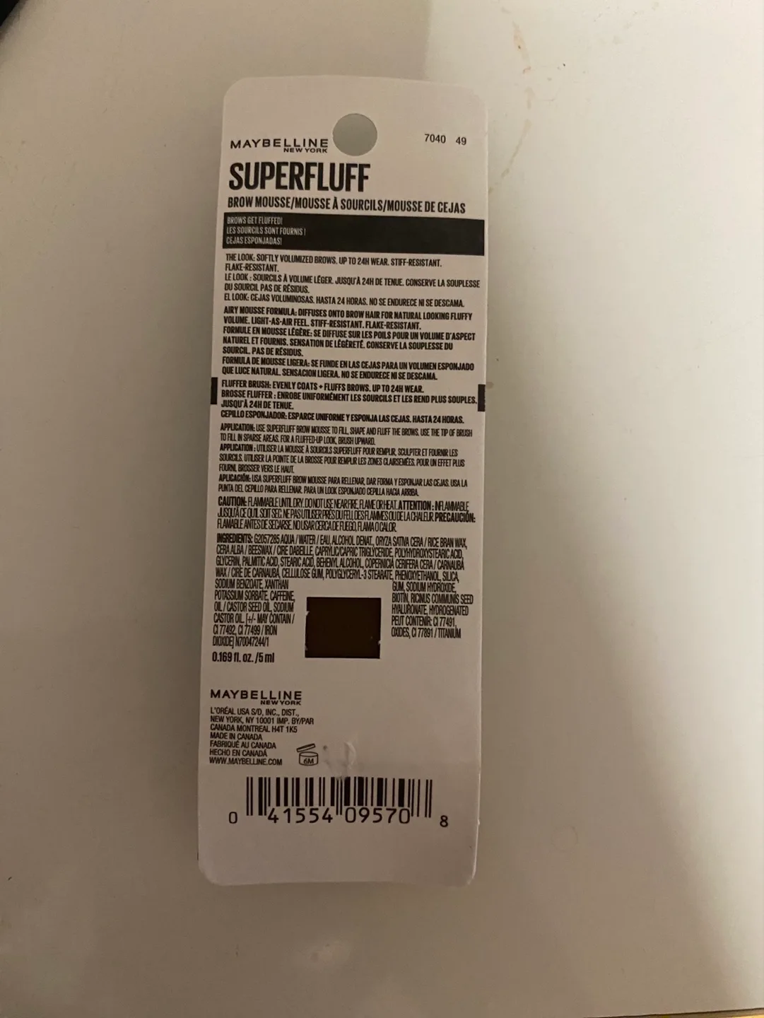 Maybelline New York Super Fluff Brow Mousse - 255 Soft Brown image indicator(2)