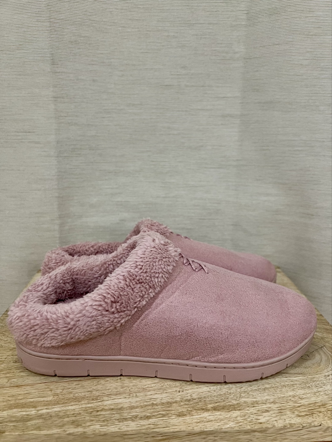 Women's Warm Moccasins Suede Clog Slippers
