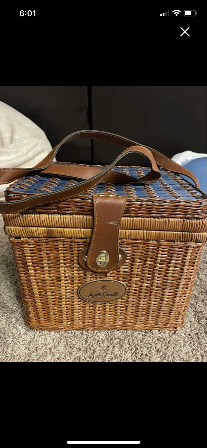April Cornell Picnic Basket - photo 2