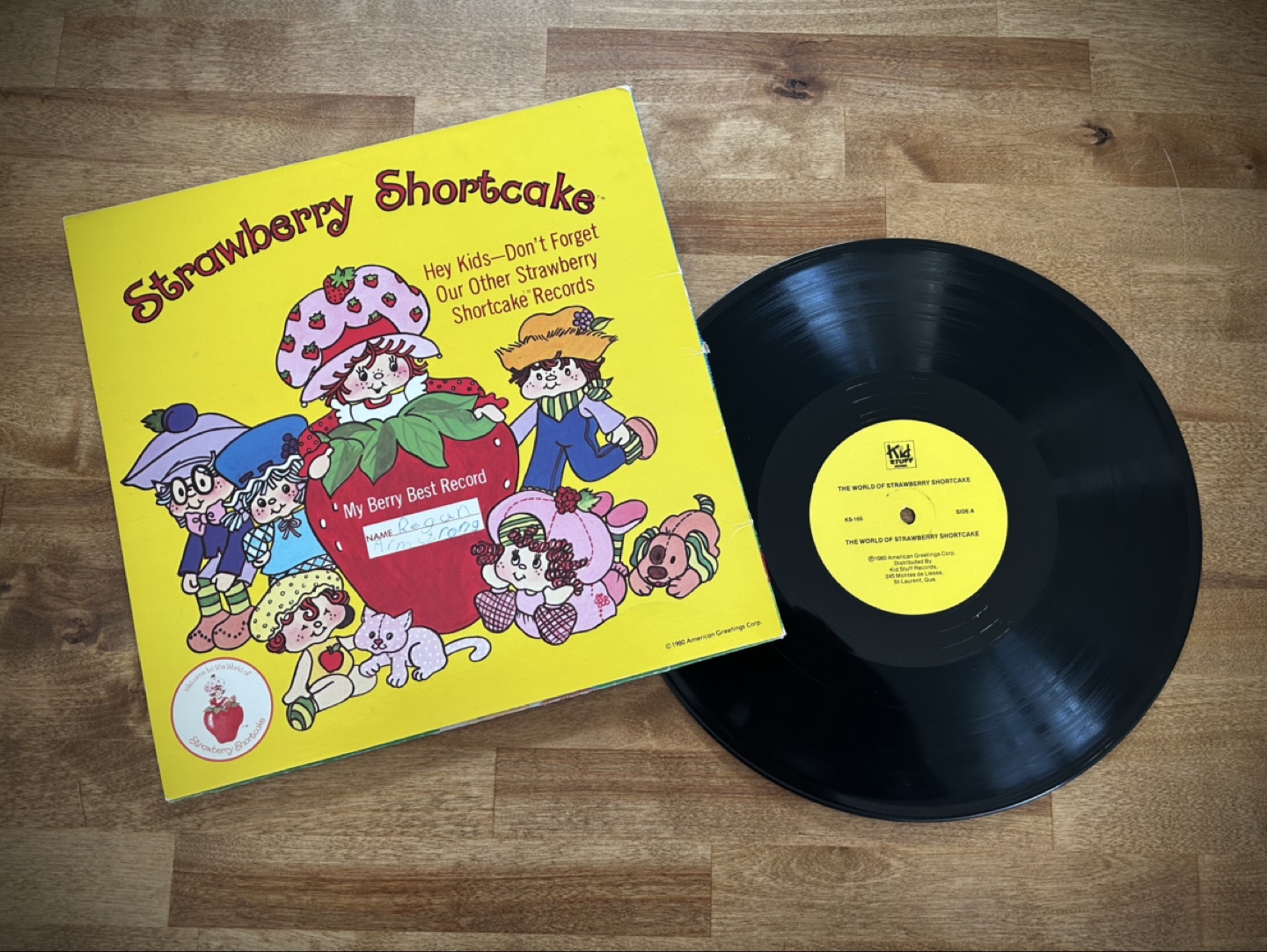 Strawberry Shortcake Vinyl Record - photo 2