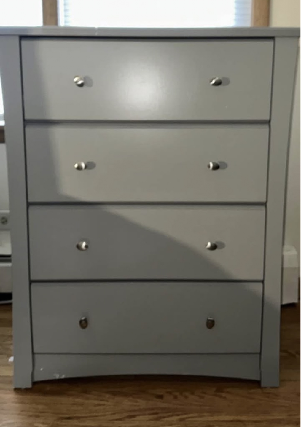 Storkcraft Crescent 4-Drawer Dresser - Pebble Gray