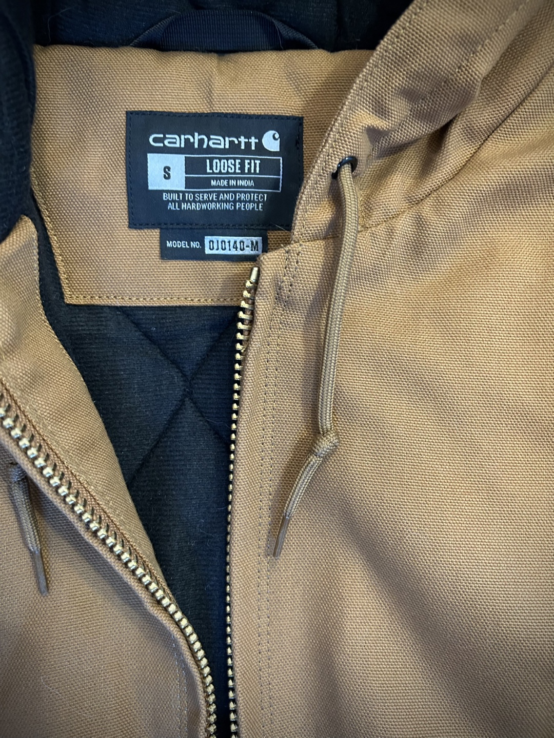 Carhartt Brown Hooded Jacket (Size Small) - photo 2