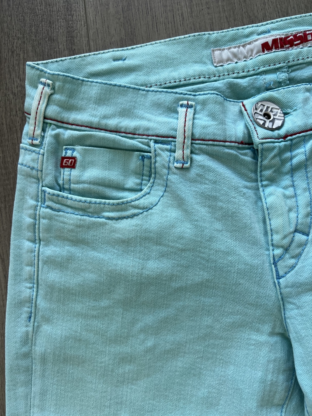 Miss Sixty Light Blue Denim Summer Pants Size 27 - photo 2