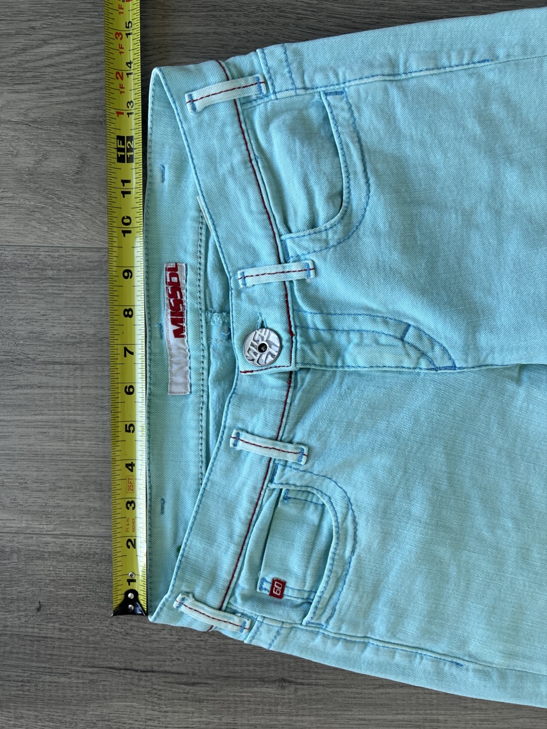 Miss Sixty Light Blue Denim Summer Pants Size 27 - photo 4
