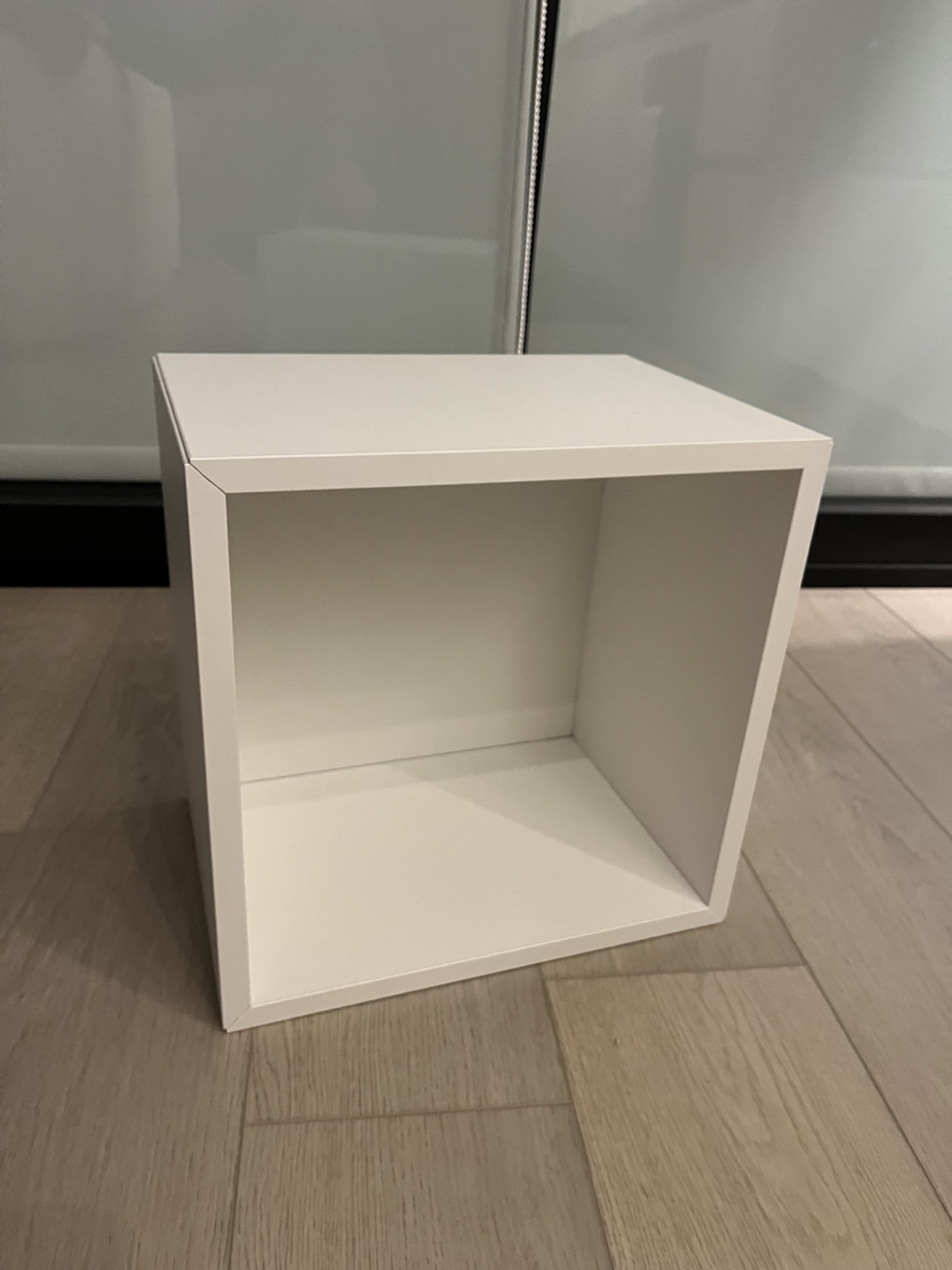 White Cube Storage Shelf