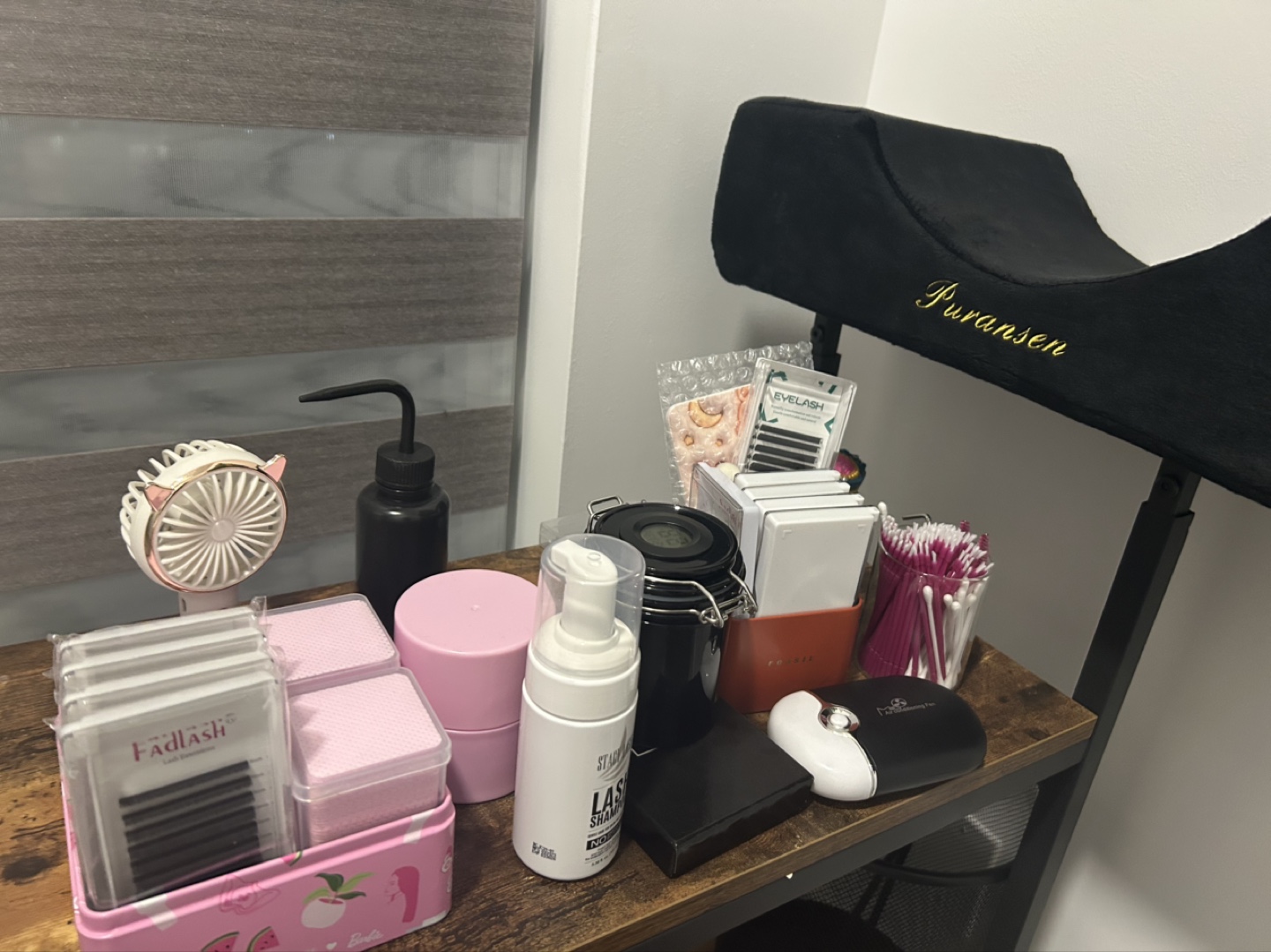 Eyelash Extension Supplies + LED Clamp Lamp