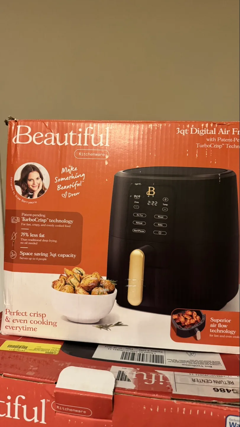 Beautiful Kitchenware 3qt Digital Air Fryer thumbnail