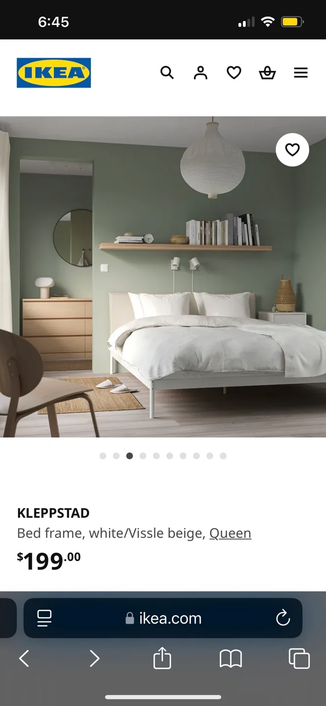 IKEA KLEPPSTAD Queen Bed Frame image indicator(2)