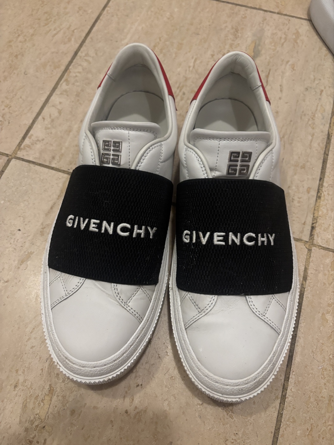 Givenchy White Leather Sneakers